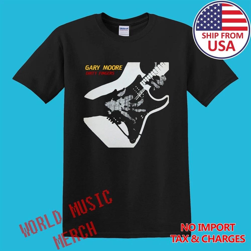 Gary Moore Dirty Fingers Men's Black Size S-5XL