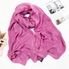 Summer sunscreen silk scarf women's solid color long ins mulberry silk high-end silk scarf medium and long shawl spring and autumn gift