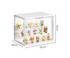Figure Display 36cm Wide X 18cm Deep X 22cm Clear Display Case with UV LED Removable Magnetic Easy Large Acrylic Storage Case, High, Protection,