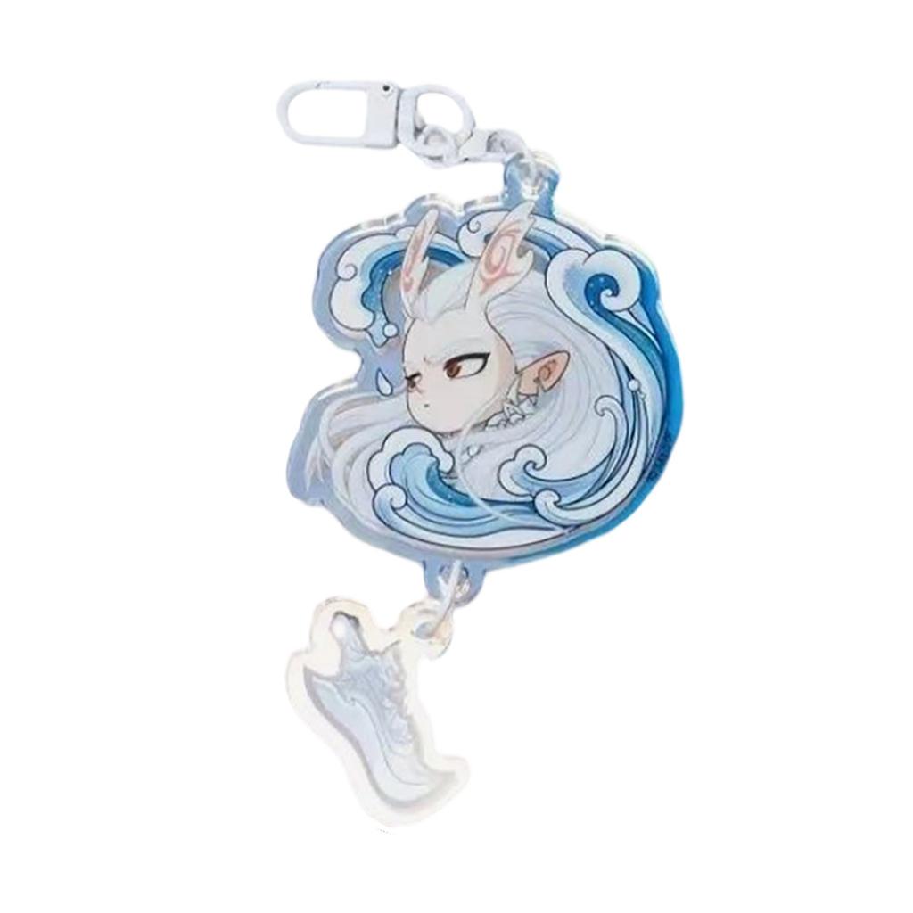 2D аниме брелок украшение подарок, брелок с персонажем мультфильма, креативный аниме товар аксессуар