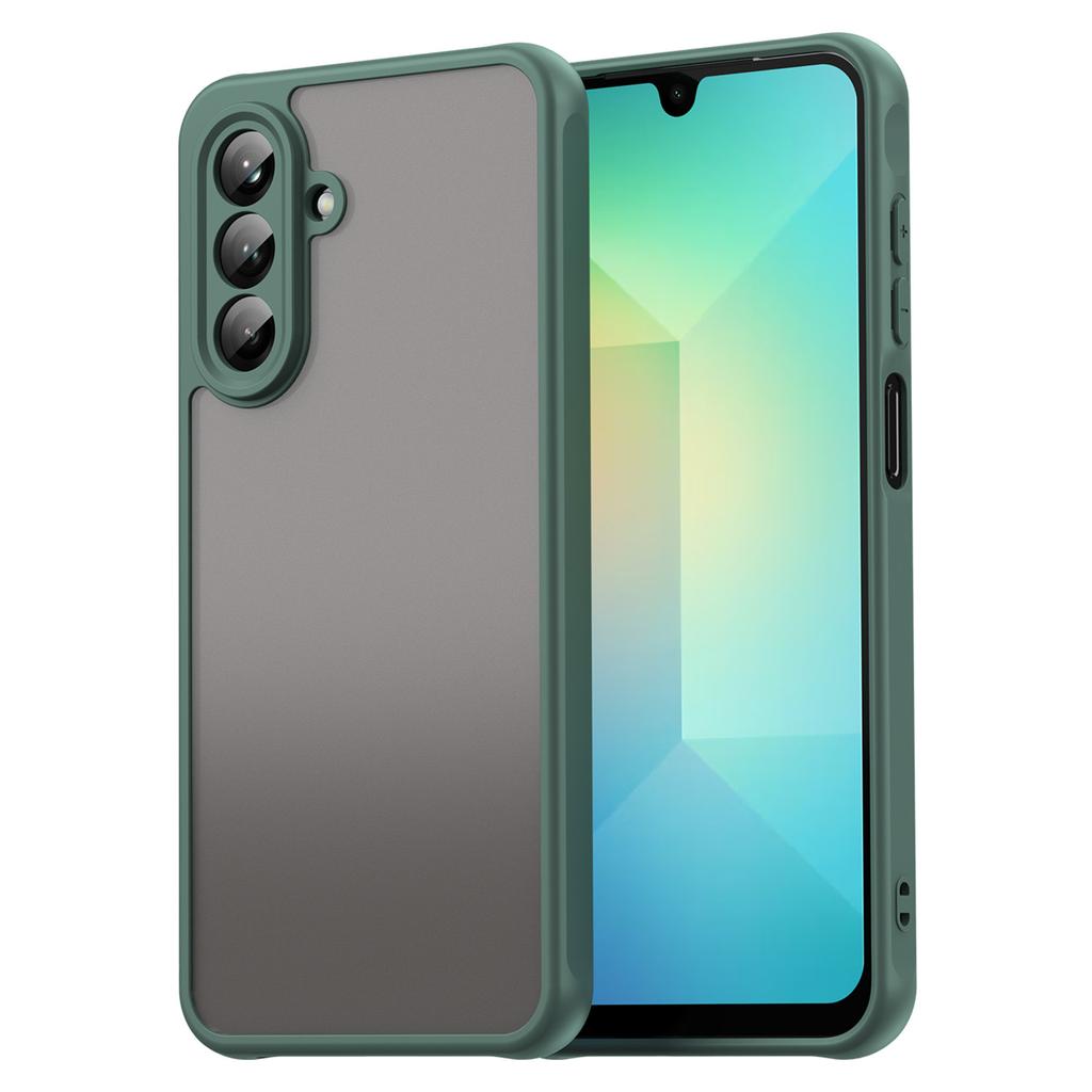 For Samsung Galaxy A26 5G Phone Case Drop Proof Airbags Frosted Translucent PC+TPU Back Cover