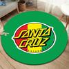 Круглый ковер Santa Cruz, Ковер для гостиной, спальни, дивана, игровой комнаты, Декор, Нескользящий коврик для пола