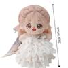 Wedding Dress Cotton Doll Outfit Dress 20cm Doll Flower Dress  DIY Keychain Pendant