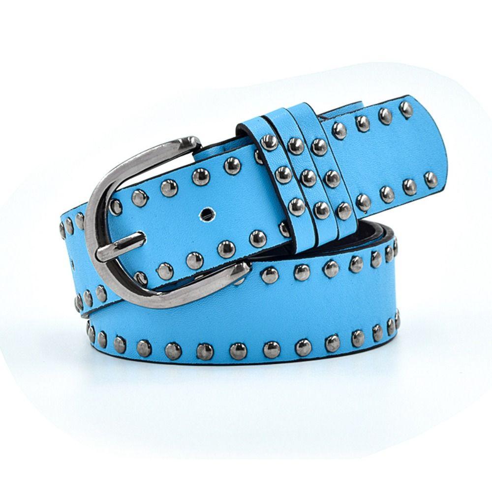 Zinc Zinc Alloy Pin Buckle Waist Belts Wide Waist Bands for Women Punk Waist Belt for Women Women