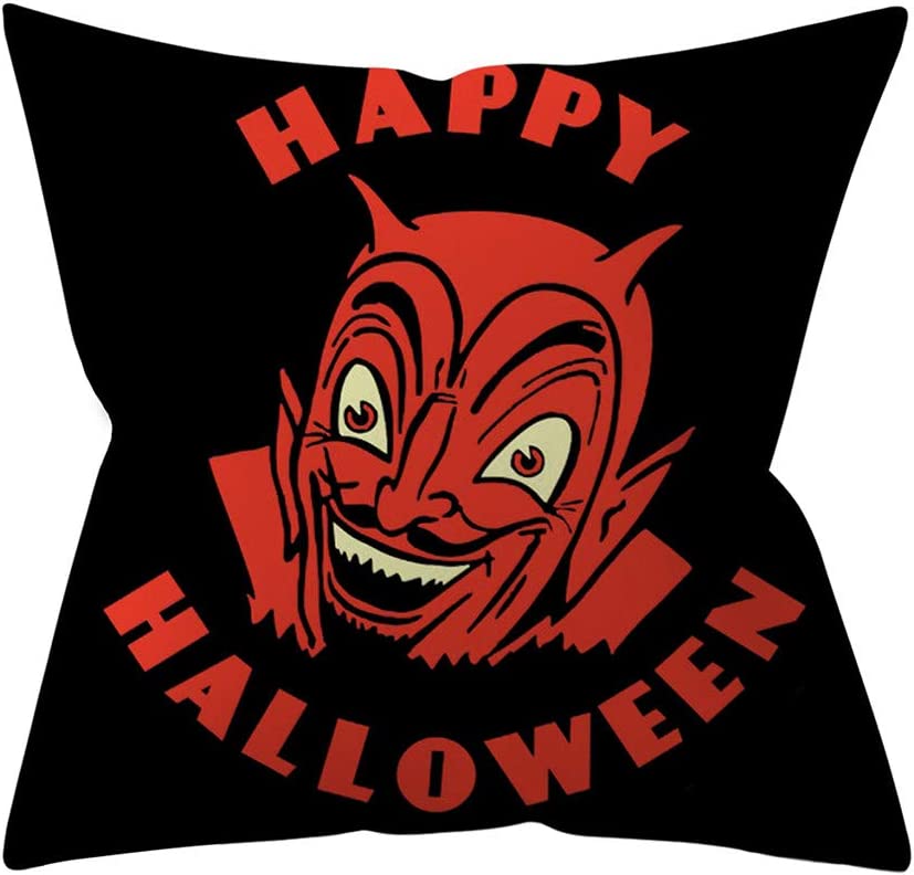 Хэллоуин ужас тыква летучая мышь паутина наволочка с принтом бытовая гостиная диван украшение квадратная наволочка