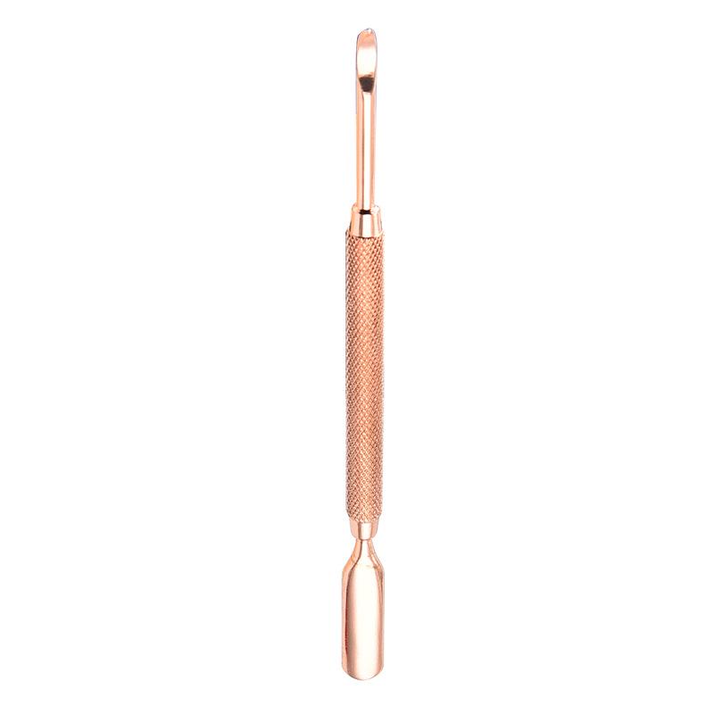 Rose Gold Stainless Steel Cuticle Remover & Pusher Manicure Tool Set
