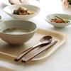 Iwai&Story Lacquered Spoon Set of 5, Brown Wood, Spoon 5p + Chopsticks 5p, Korean Popular Tableware
