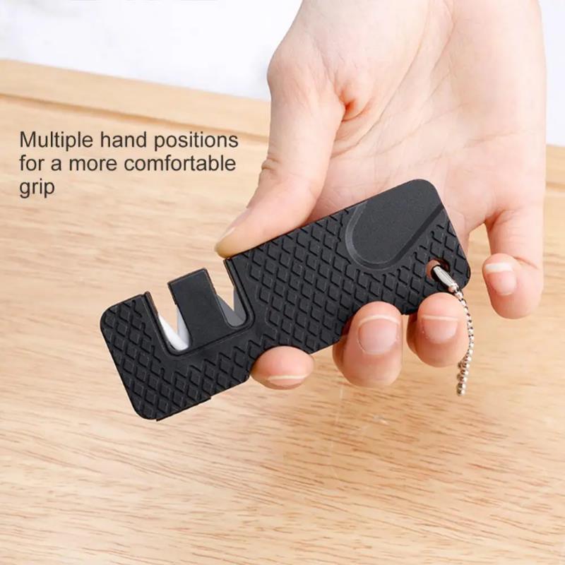 Practical Sharpening Tool Kitchen Accessories Knife Sharpener Mini Portable Fruit Stone