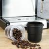 58mm Espresso Dosing Cup Frosted Style Transparent Coffee Bean Measuring Cups Barista Maker Accessories Cafe Tools Coffeeware