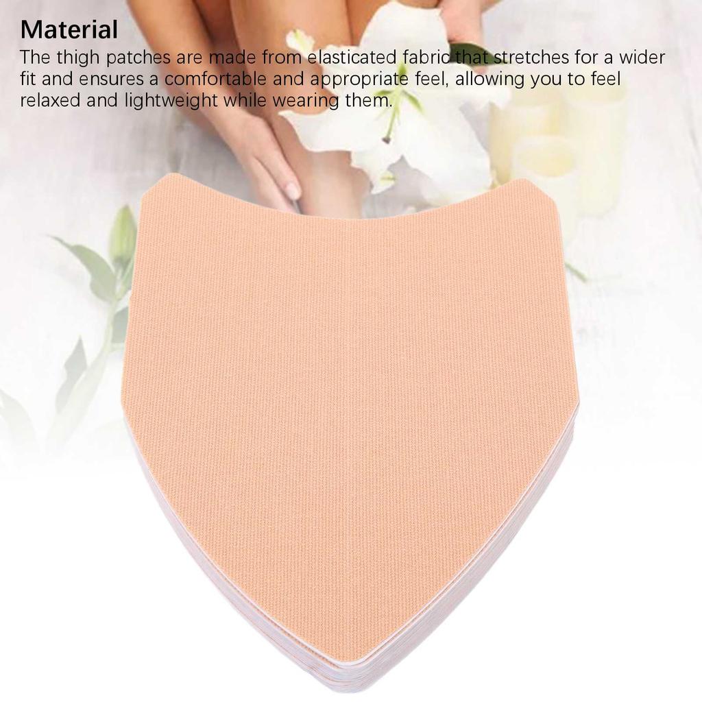20pcs Skin Colour Thigh Inner Rub Patch Elastic Fabric V Shaped Anti Chafing Skin Tape for Knee