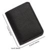 Fashion Pu Leather Men Wallet Mini Coin Purse Driver'S License Card Holder