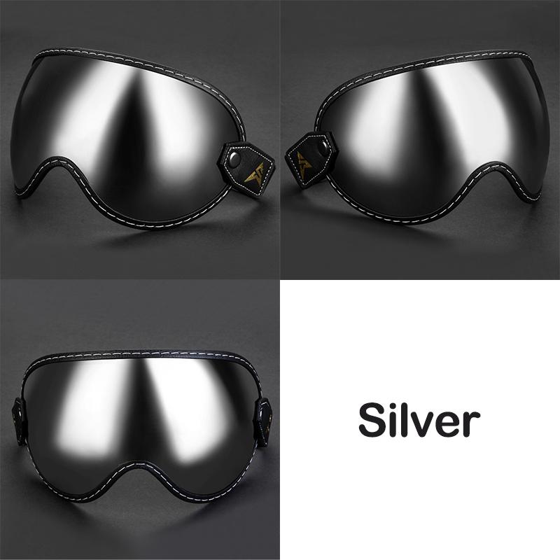 Универсальный мотоциклетный винтажный шлем Bubble Shield Visor солнцезащитные очки защитные очки аксессуары подходят всем винтажный ретро открытый полулицевой