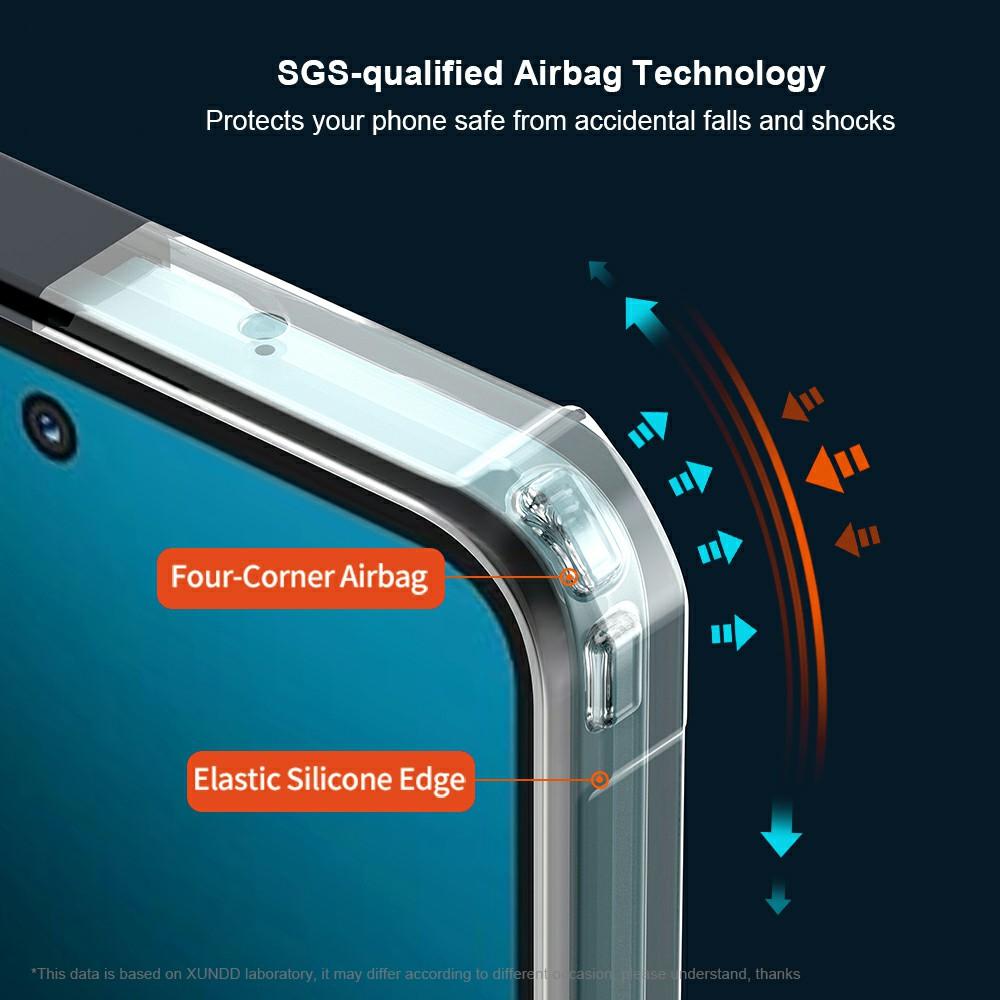 XUNDD Для Huawei Nova Y73 4G Чехол Противоударный ТПУ+Акрил Прозрачная Задняя Крышка Телефона