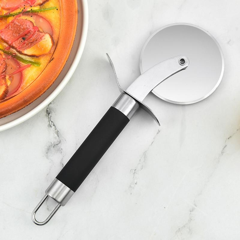 Pizza Cutter Wheel Stainless Steel Pizza Cutter With Comfort Grip Rust Resistant Baking Cutter Roller Cookie Ravioli Cutter For