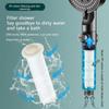 Replacement Shower Filter for Held Showerhead PP Filter Rod Shower Head Filter Cartridge Water Filter Hard Water Improved Bathroom Accessories