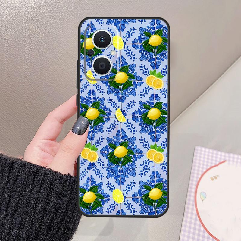 Средиземноморский Лимон Чехол Для OPPO Reno 11 12 13 14 Pro 11F 12F 13F 14F 7 8 Lite OPPO Find X9 X6 X5 X8 Pro Чехол