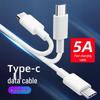 5A Type-C Super Fast Charging Cable for Type-C, Apple USB, Android V8 Devices