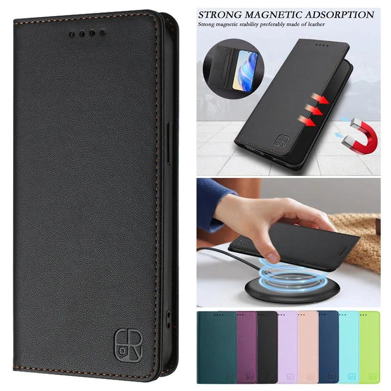 Funda Edge 50 Neo Strong Magnetic Flip Cover For Motorola Moto Edge 50 Neo Edge50 Fusion Ultra 50Pro Anti-theft Brush Phone Case