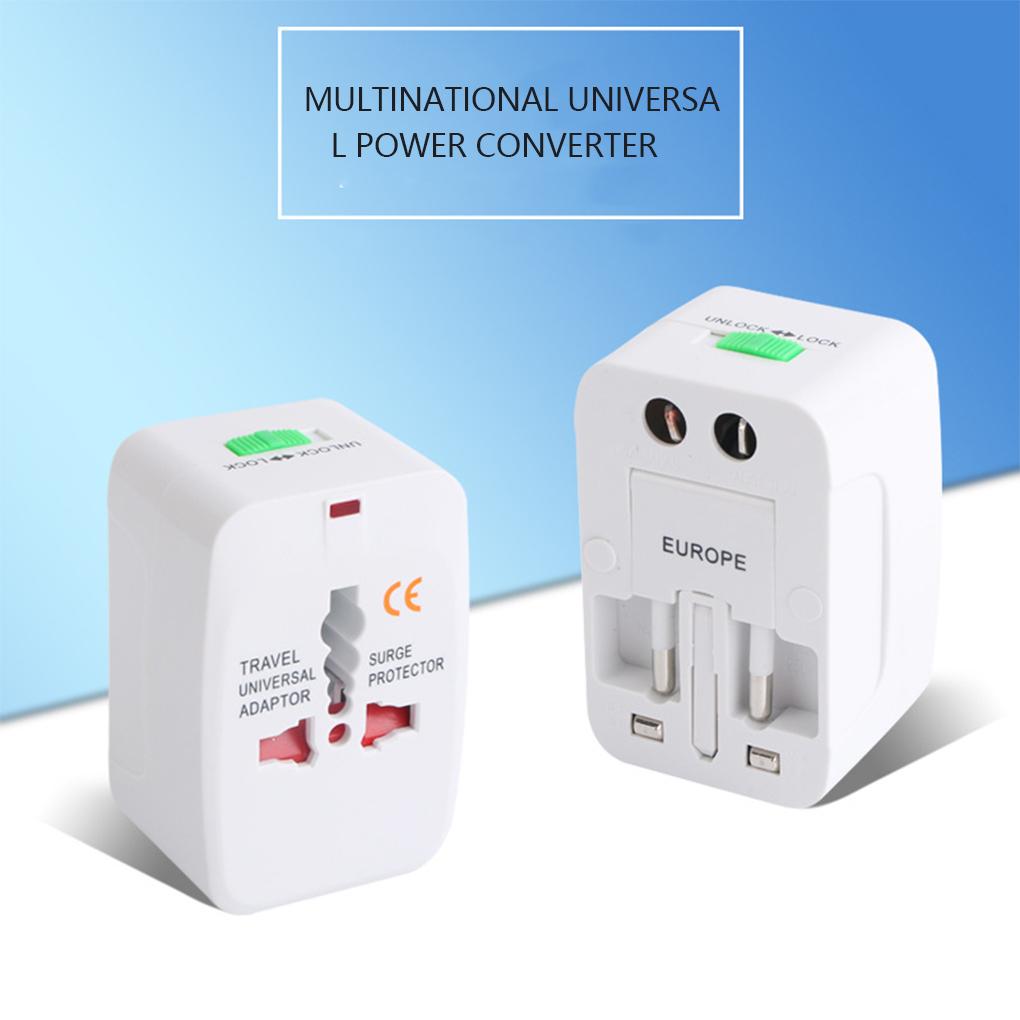 ABS Дорожная вилка-зарядное устройство Портативная сменная электрическая 4 в 1 Переключатель-слайдер Дорожный преобразователь питания с сумкой для хранения