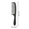 Wide Tooth Comb Detangling Hair Wide Comb Round Teeth Hair Comb Carbon Antistatic Comb