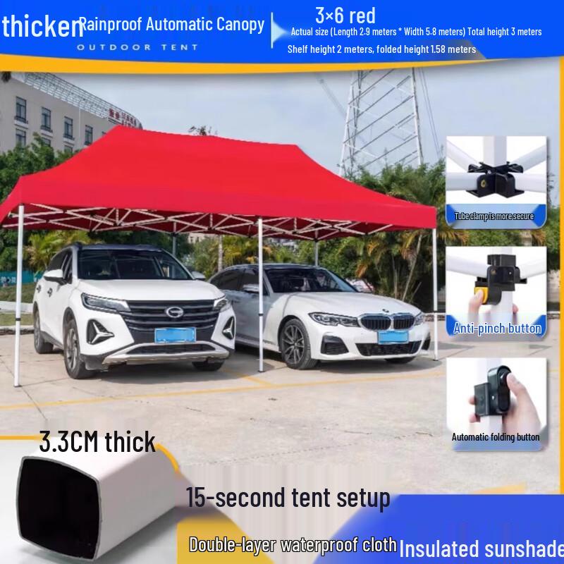 Heavy-Duty Folding Outdoor Pop-Up Canopy