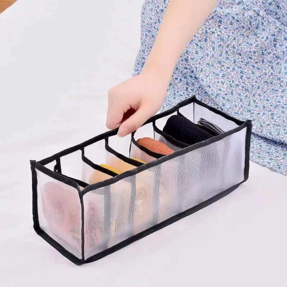 Divider Box Underwear Drawer Organizer Foldable Drawer Divider Storage Box Underpants Storage