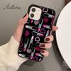 Чехол для телефона с тушью и губной помадой для iPhone 11 12 13 14 Pro Max mini XR XS SE 2020 6S 7 8 Plus Galaxy S21 S22