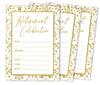 Inkdotpot Pack Of 30, Join Us Invitations With Envelopes, Retirement Party Celebration Invite Cards Fill-In Style Party Supplies 5 X 7 Inches