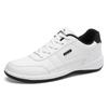 Spring men's shoes new large size leather surface small white board shoes casual sports versatile student shoes