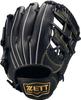 ZETT Youth Baseball Soft Black BJGB74510F Glove, Steer, All-Around, Left-Handed Throw, (1900), Size SS,