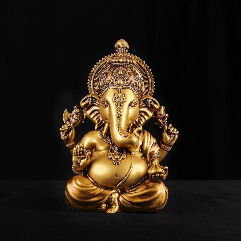 Ganesha Idol Vinayaka Statue Vinayagar Murti Pillayar Ganesha Murti Ganpati Idol for Car Dashboard Home Office Decor