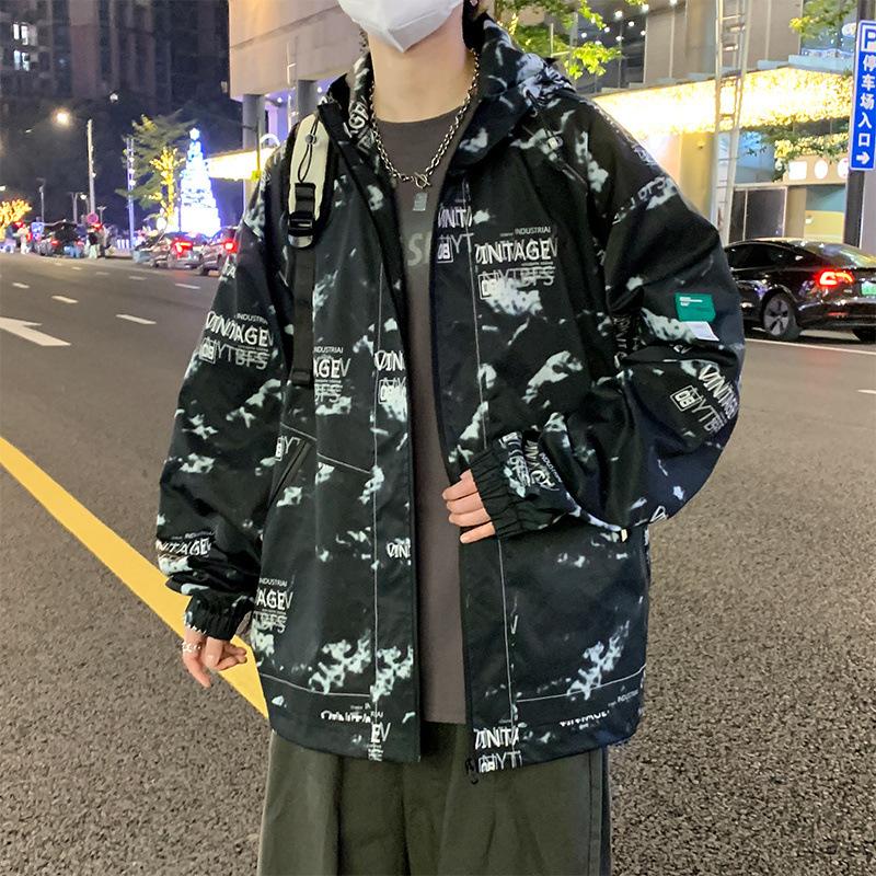 Куртки для мужчин и подростков, куртки с капюшоном, модные и универсальные, трендовые куртки, свободные и повседневные, студенческие пары.