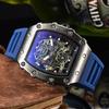 Самые продаваемые новые мужские часы Richard Skeleton Barrel Sport