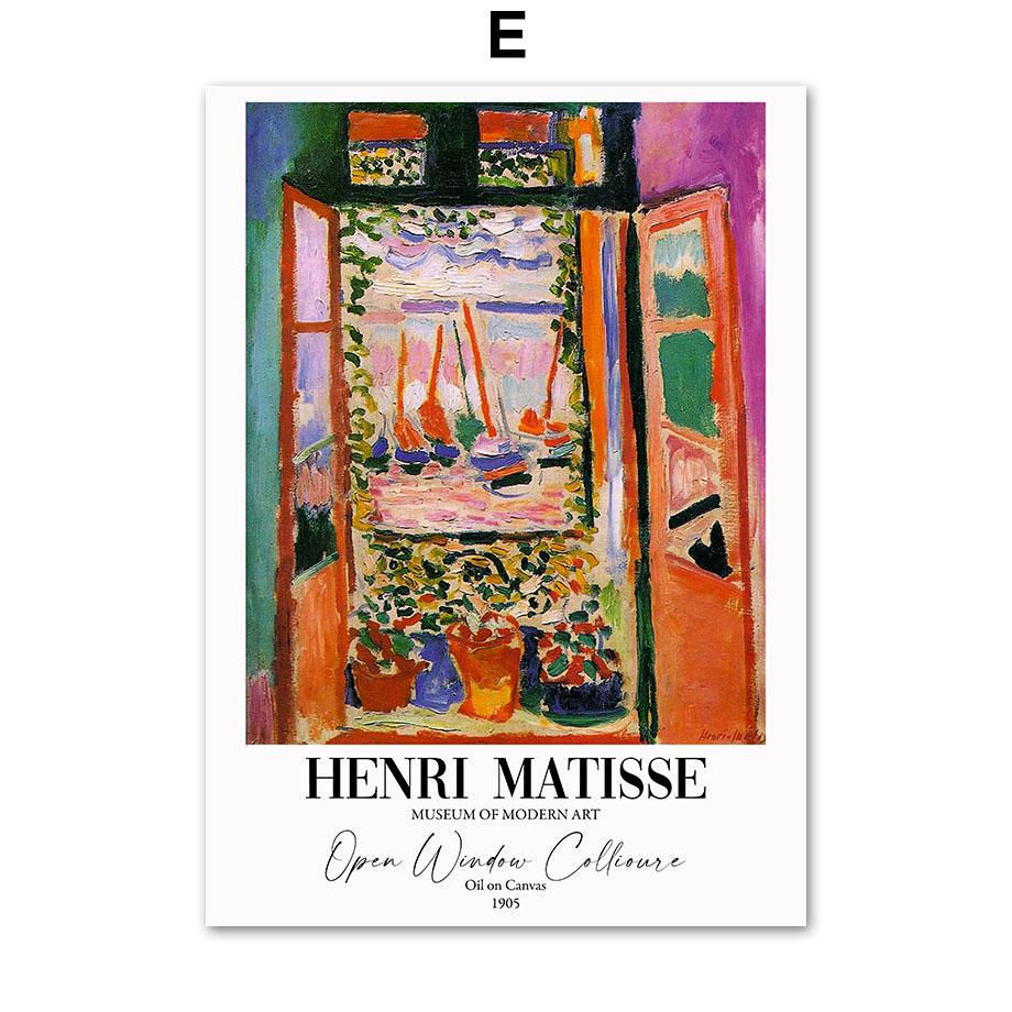 Анри Матисс Пикассо Марк Ротко Канагава волны стены книги по искусству холст картины постеры и принты настенные панно для декора гостиной