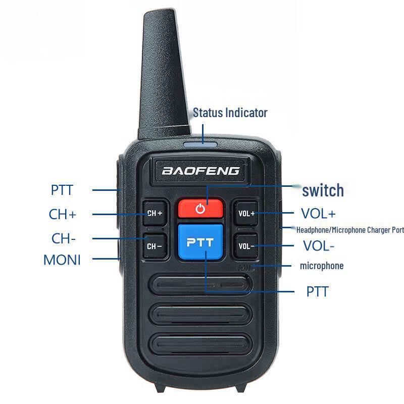 Baofeng BF-C50 Walkie-Talkie Dual Pack (CN version)