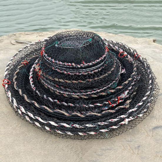 Fishing Bait Trap Lightweight Reusable Collapsible Portable Quick Set-up Fish Crab Shrimp Trap Fishing Casting Net