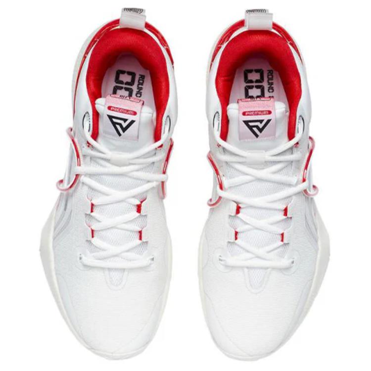 Li Ning Speed 8 Premium Удобные и модные Баскетбольные кроссовки с TPU амортизацией, нескользящей подошвой, низкие, мужские, Белый Красный ABAT119-1