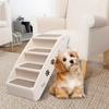 Foldable Stairs for Dogs - vidaXL - Cream - 62x40x49.5 Cm - Non-slip - Max Load 75 Kg