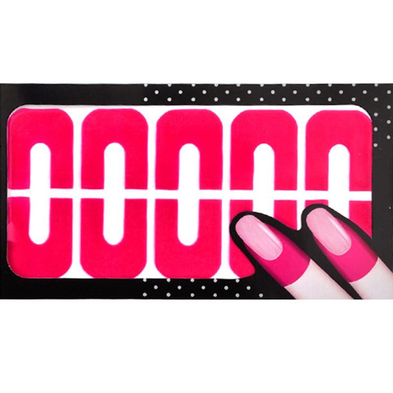 10 шт./лист защитных наклеек для лака для ногтей, держатель для инструментов, креативный U-образный, водонепроницаемый, прочный, чехол для пальцев маникюрного инструмента