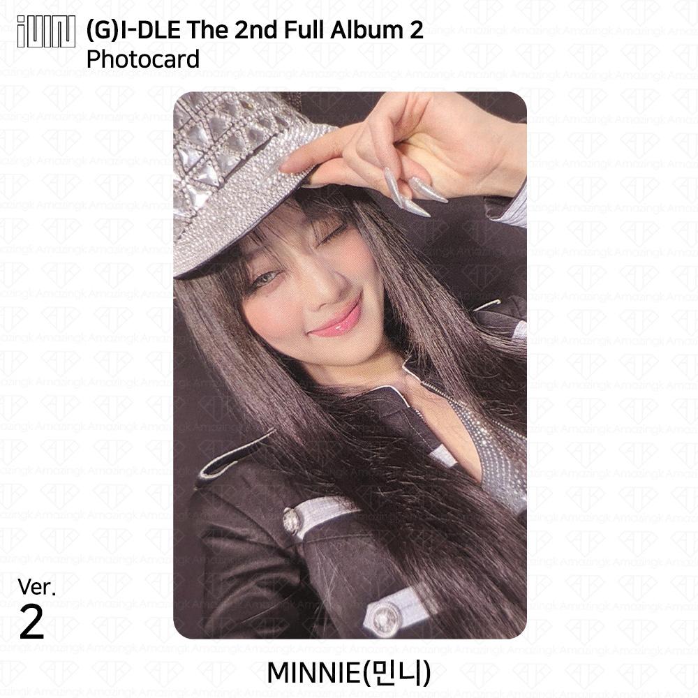 (G)I-DLE G-idle второй полный альбом 2 две фотокарточки мини-плакат открытка KPOP