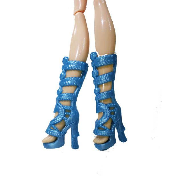 1 пара модной обуви для кукол Monster High, туфли на высоком каблуке для куклы Demon Monster, сандалии, ботинки для кукол Monster 1/6