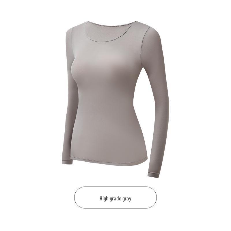 Женский бесшовный термокомплект с длинным рукавом с гиалуроновой кислотой на осень