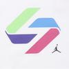 Jordan T Shirts Men's White Crew Neck Moderate Straight Fit DV5537-100