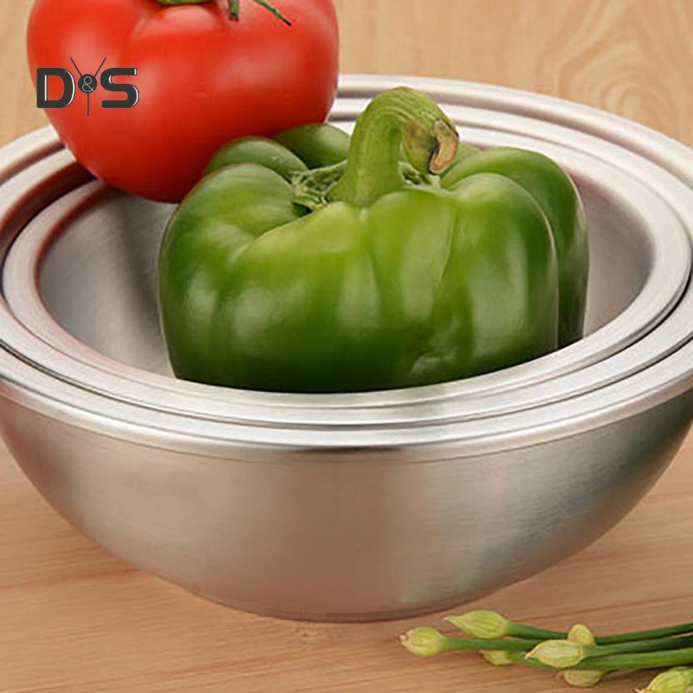 Круглая утолщенная миска для смешивания яиц для выпечки салата, домашняя утварь