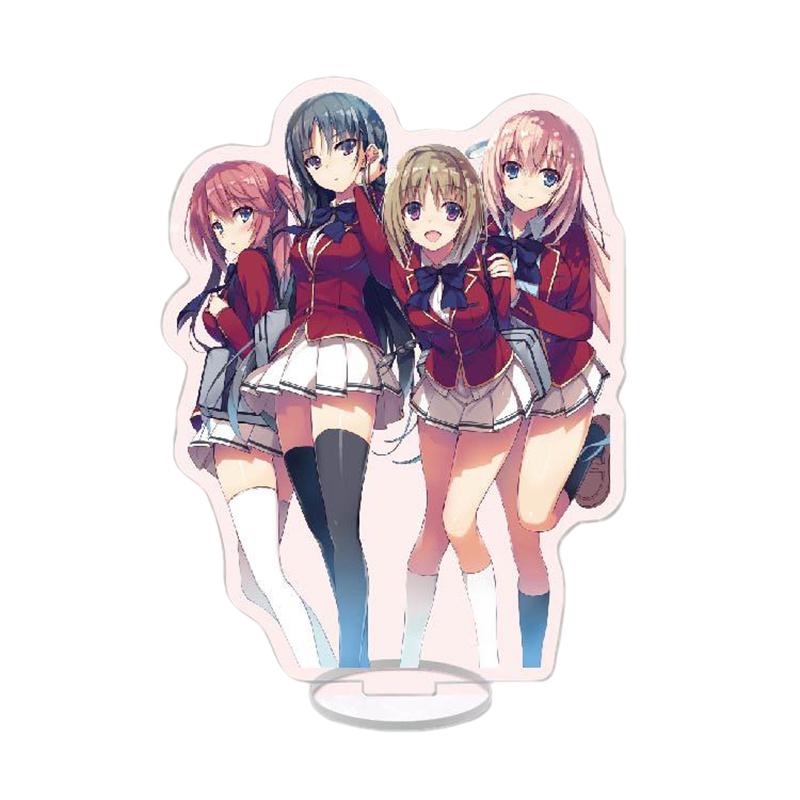 Аниме Класс элитных фигурок, подставка для модели, тарелка Ayanokouji Kiyotaka Horikita Suzune Sakura Airi, акриловая доска