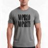 No Pirlo No Party Tshirt Summer Casual Cotton Tee Oversized Streetwear Tops Vintage Graphic Print Loose Fit Short Sleeve