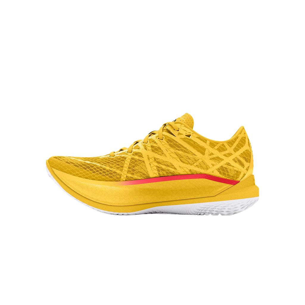 Under Armour Flow Velociti Elite 2 Streetracer - Taxi Unisex Sneakers Yellow Racer-Red Black 3028107-700