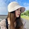 Женская шляпа от солнца, рыболовная шляпа с регулируемым шнурком, устойчивая к ультрафиолетовому излучению, складная