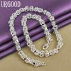 925 Sterling Silver Keel 18 Inch Necklace, Wedding Party Fashion Jewelry
