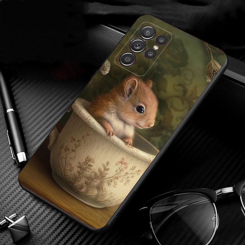 Чехол для телефона с милой мышкой и животным крысой для Samsung S24 S23 S22 S21 S20 Ultra S20 S22 S21 S10E S20 FE S24 Plus